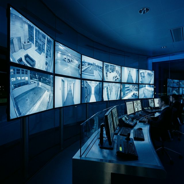 Security monitoring control room